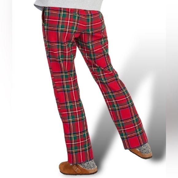Red Plaid Flannel Pajama Pants Lounge Pants Women’s Size Medium…Cabincore - Picture 1 of 9